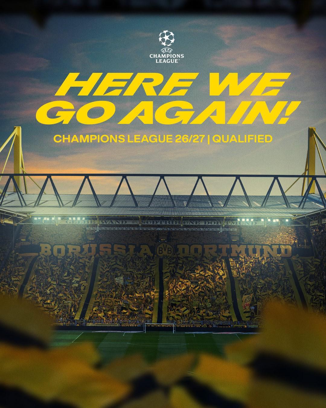 半岛体育-领先第5名10分，多特提前3轮晋级下赛季欧冠正赛